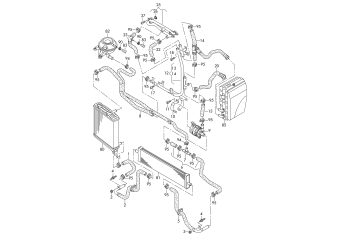 Coolant cooling system 3.0ltr., hybrid petrol engine+, PR-D19