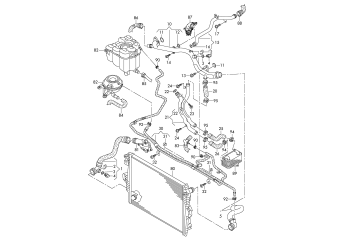 Coolant cooling system 3.0ltr., hybrid petrol engine+, PR-D19