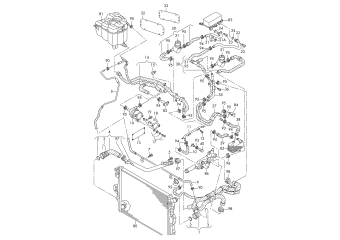 Coolant cooling system 3.6ltr. petrol engine+, PR-D3B