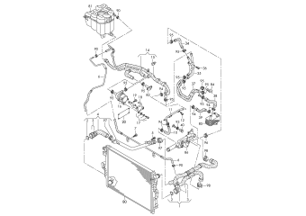 Coolant cooling system 3.6ltr. petrol engine+, PR-DC1