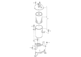 Fuel filter 3.0/4.2ltr. diesel engine