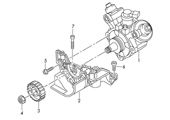 High pressure pump 4.2 ltr. diesel engine