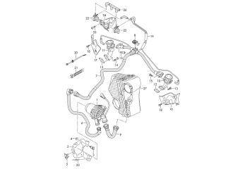 Secondary air pump 3.0ltr. petrol engine