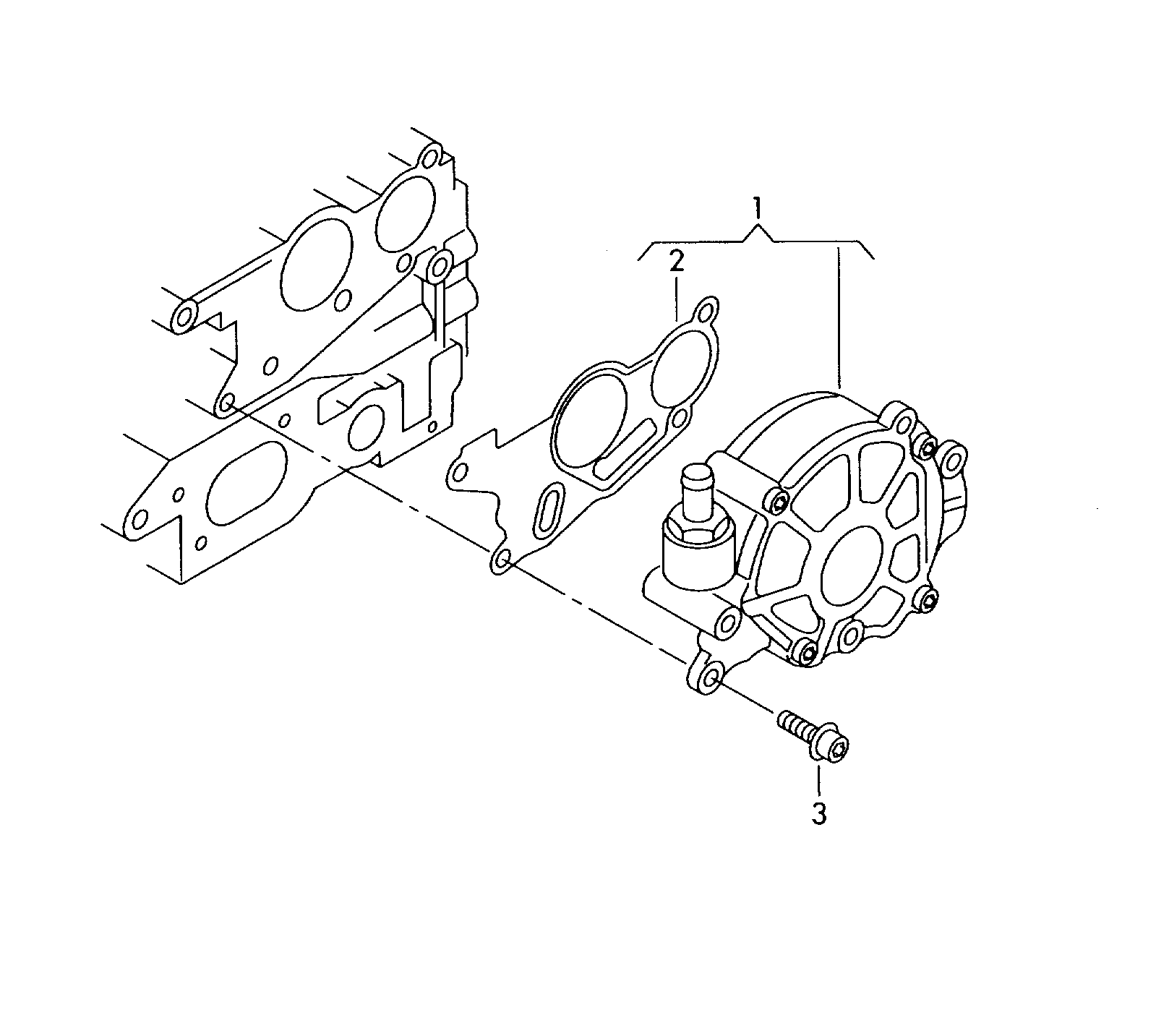 Vacuum pump 1.6ltr. diesel eng.+, CAYB, CAYC Volkswagen Golf Plus 2012-2014 EUR Vacuum pump 1.6ltr. diesel eng.+, CAYB, CAYC Volkswagen Golf Plus 2012-2014 EUR