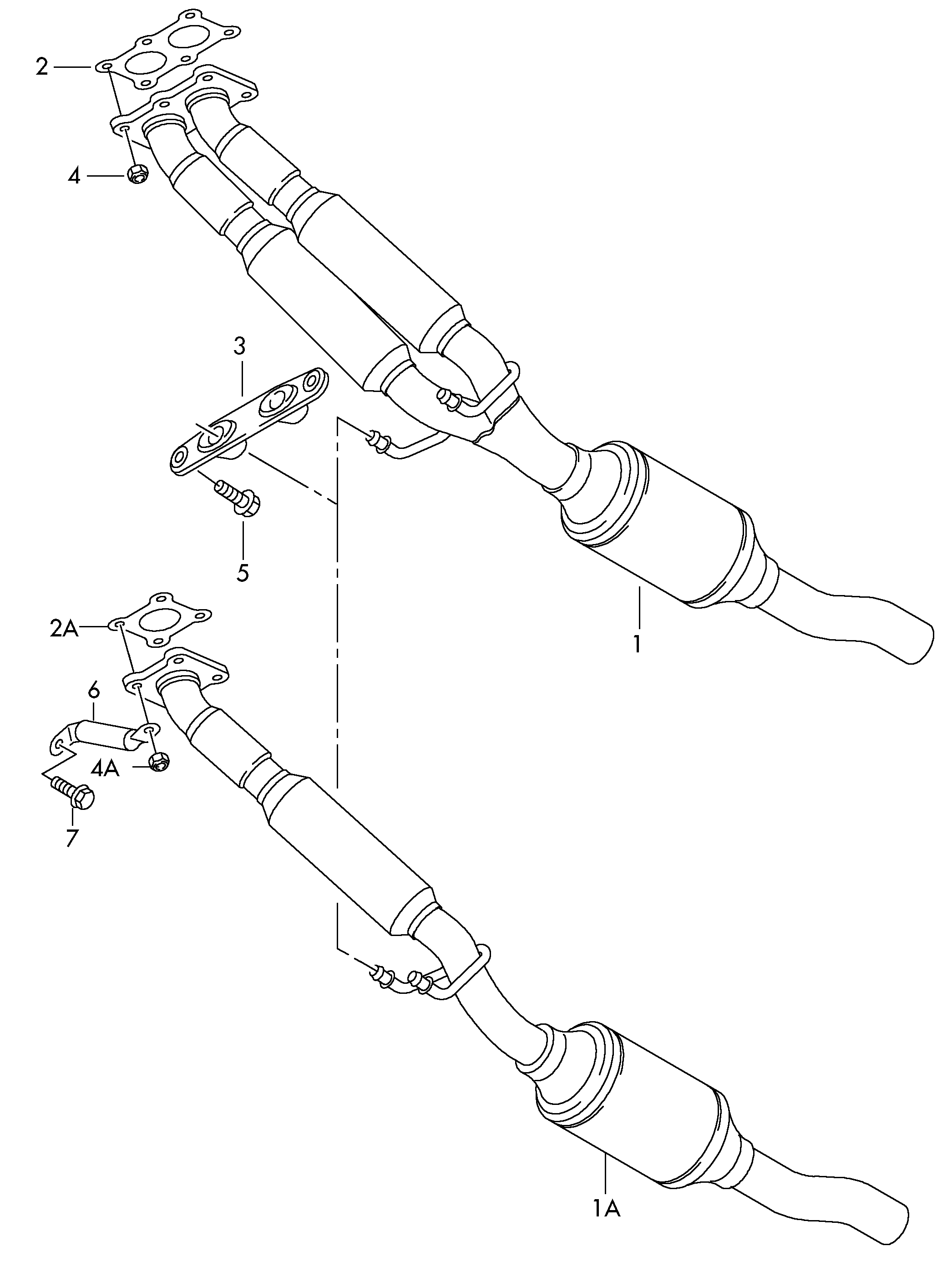 Exhaust pipe with catalyst 1.6ltr. petrol eng.+, autogas lpg+, CHGA Volkswagen Golf Plus 2012-2014 EUR Exhaust pipe with catalyst 1.6ltr. petrol eng.+, autogas lpg+, CHGA Volkswagen Golf Plus 2012-2014 EUR