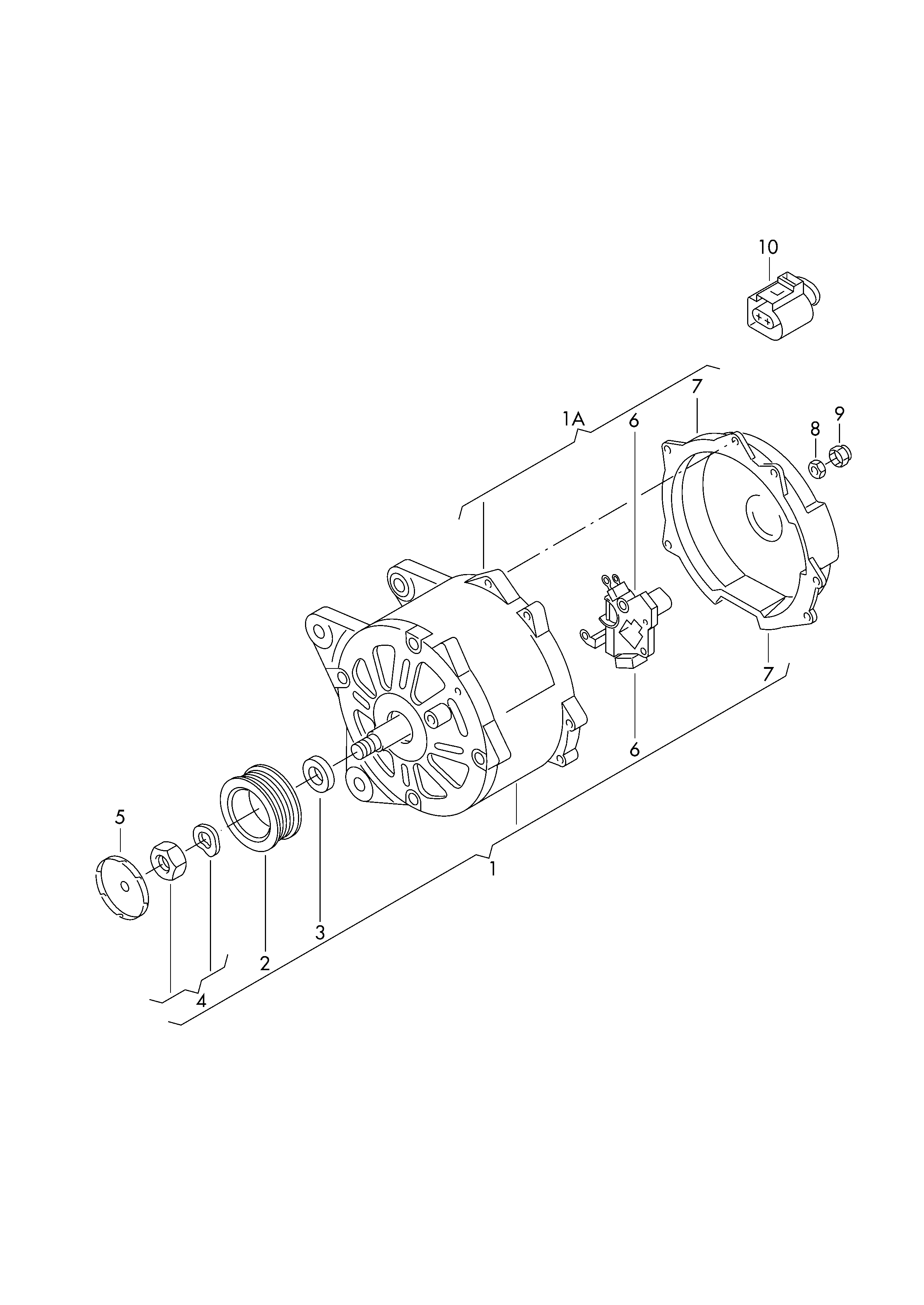 Alternator and single parts Volkswagen Golf Plus 2012-2014 EUR Alternator and single parts Volkswagen Golf Plus 2012-2014 EUR
