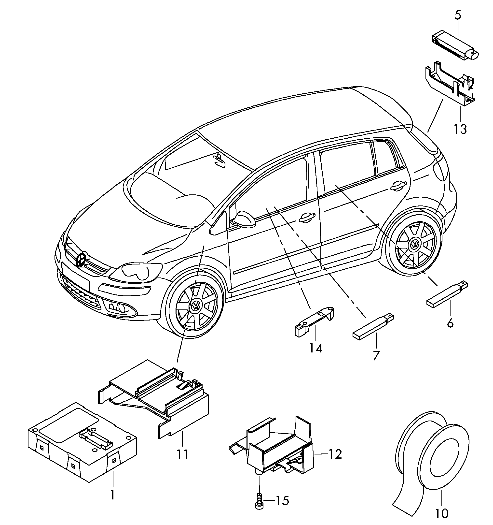 Control unit for access and start authorisation, aerial for access and start authorisation (kessy) Volkswagen Golf Plus 2012-2014 EUR Control unit for access and start authorisation, aerial for access and start authorisation (kessy) Volkswagen Golf Plus 2012-2014 EUR