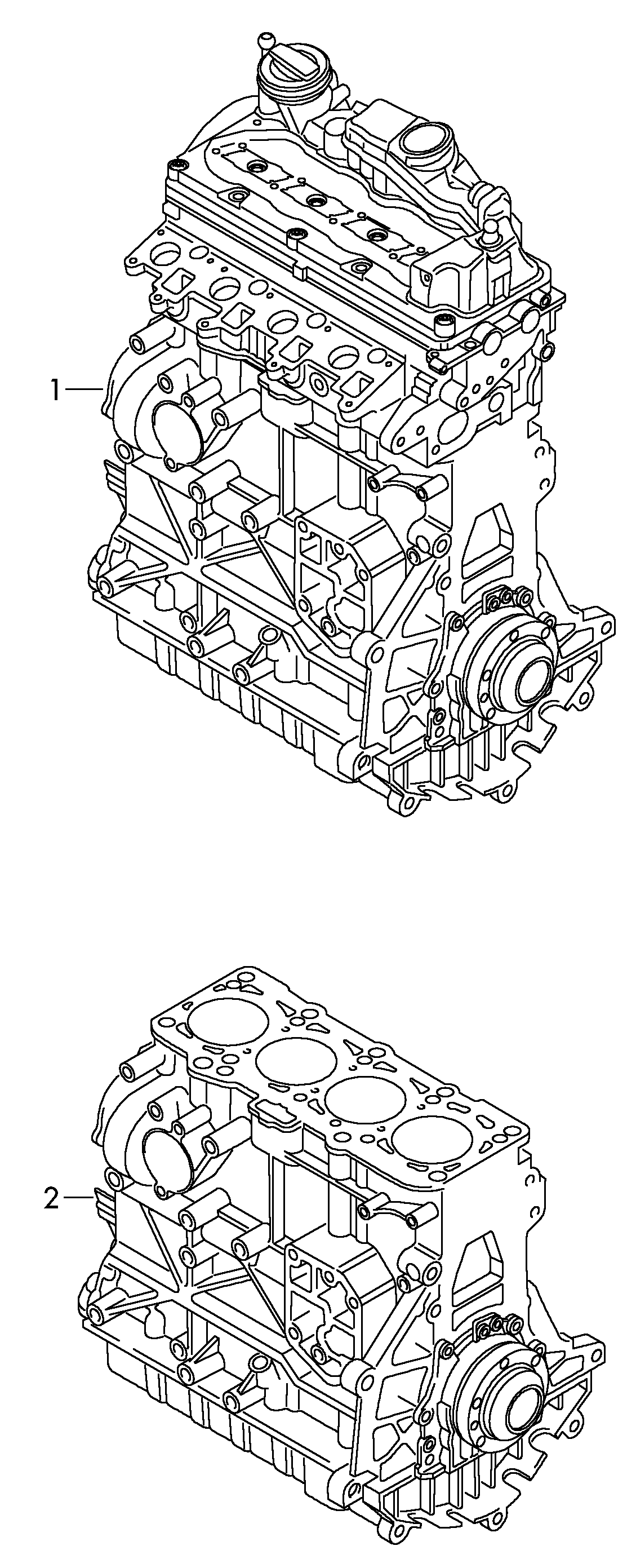 Base engine 1.6/2.0ltr. diesel eng.+, CAYB, CAYC, CFHB, CFHC, CLCA Volkswagen Golf Plus 2012-2014 EUR Base engine 1.6/2.0ltr. diesel eng.+, CAYB, CAYC, CFHB, CFHC, CLCA Volkswagen Golf Plus 2012-2014 EUR