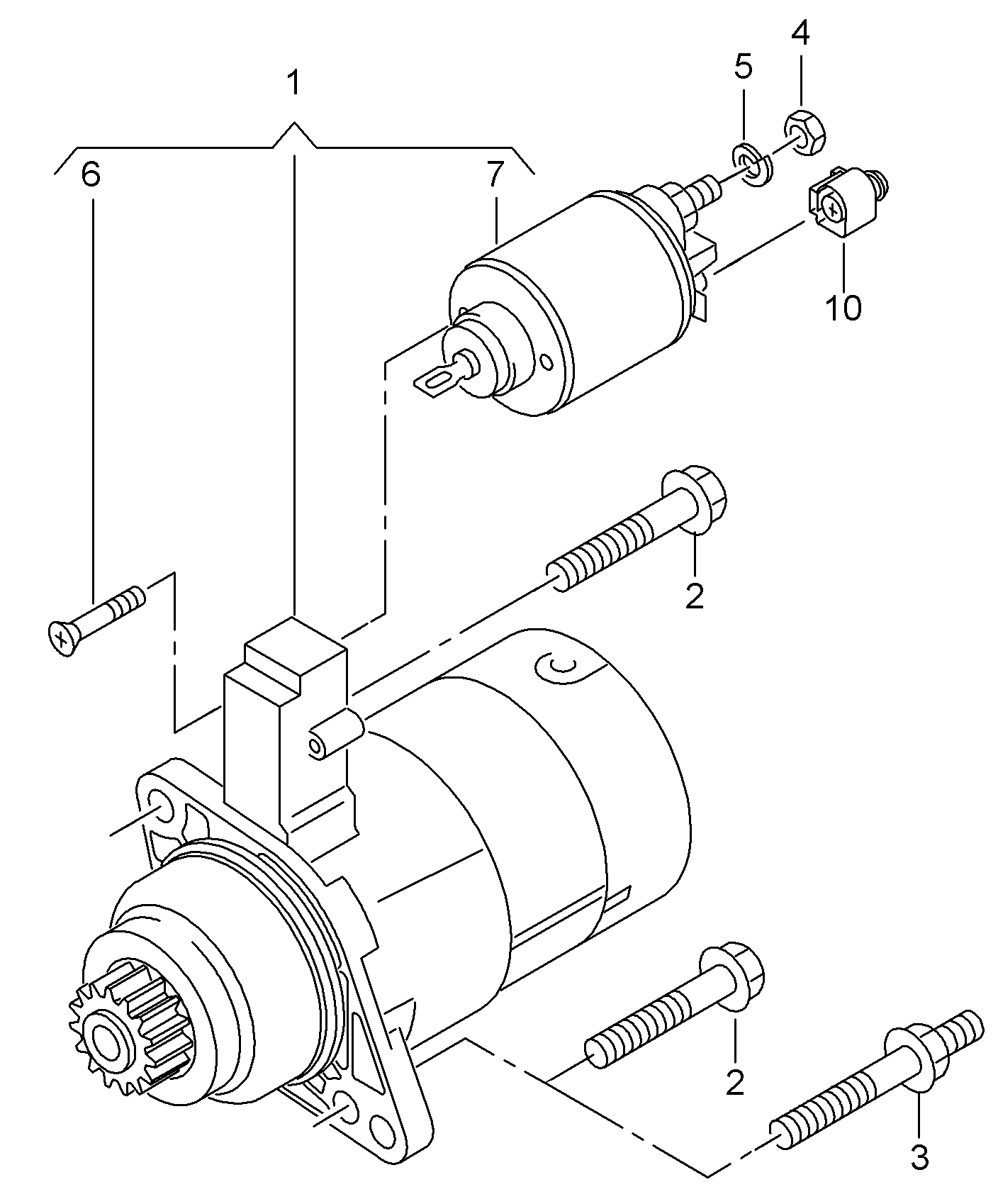 Starter and single parts for start-stop system Volkswagen Golf Plus 2012-2014 EUR Starter and single parts for start-stop system Volkswagen Golf Plus 2012-2014 EUR