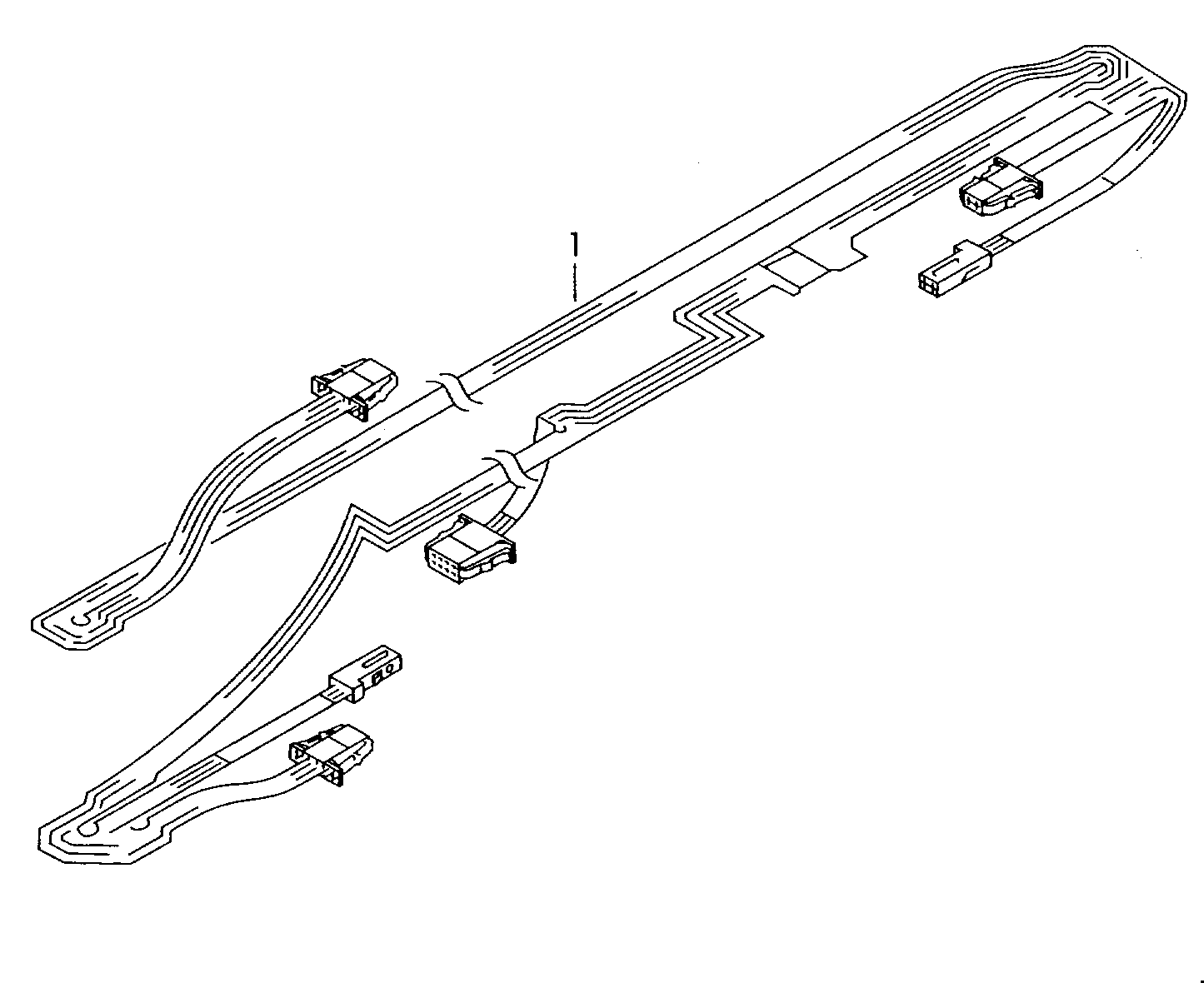 Roof wiring harness Volkswagen Golf Plus 2012-2014 EUR Roof wiring harness Volkswagen Golf Plus 2012-2014 EUR
