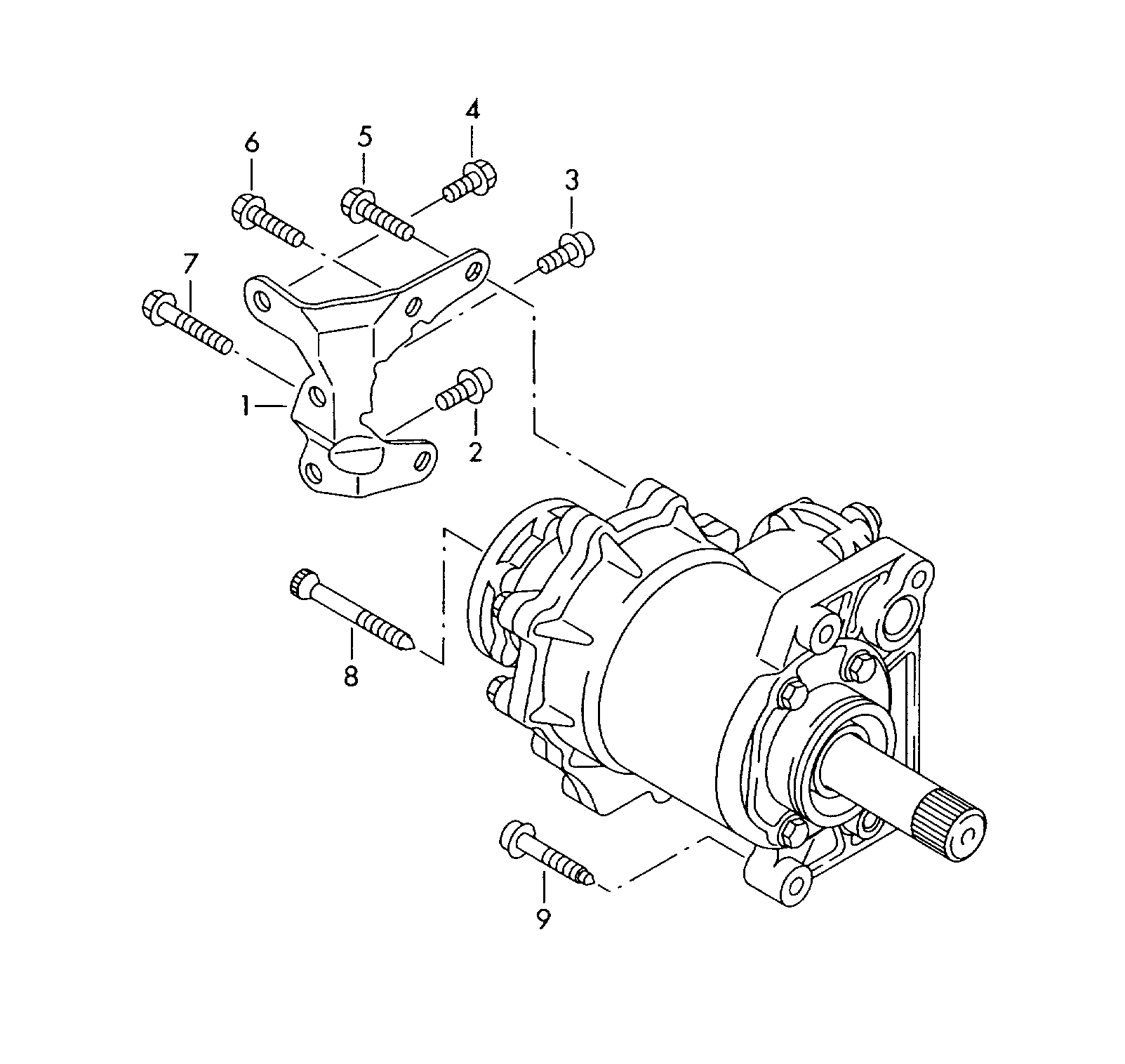 Transmission securing parts, final drive gearbox, 6-speed manual transmission for four-wheel drive front KXU, LPR, NFV Volkswagen Passat CC Coupe 2009-2012 EUR Transmission securing parts, final drive gearbox, 6-speed manual transmission for four-wheel drive front KXU, LPR, NFV Volkswagen Passat CC Coupe 2009-2012 EUR