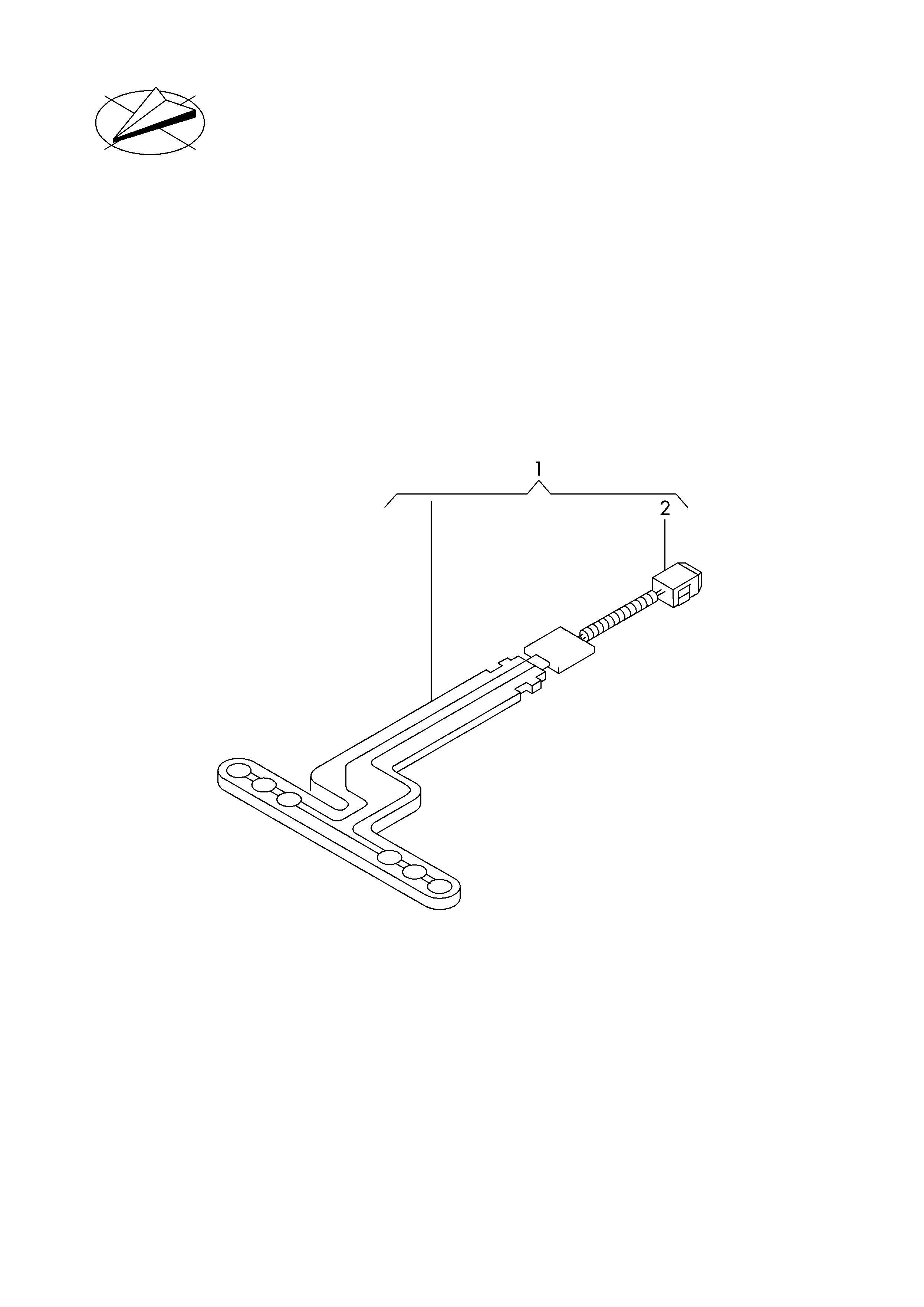 Inlay for seat occupied, sensor passenger side PR-9P3 Volkswagen Polo 2013-2017 EUR Inlay for seat occupied, sensor passenger side PR-9P3 Volkswagen Polo 2013-2017 EUR