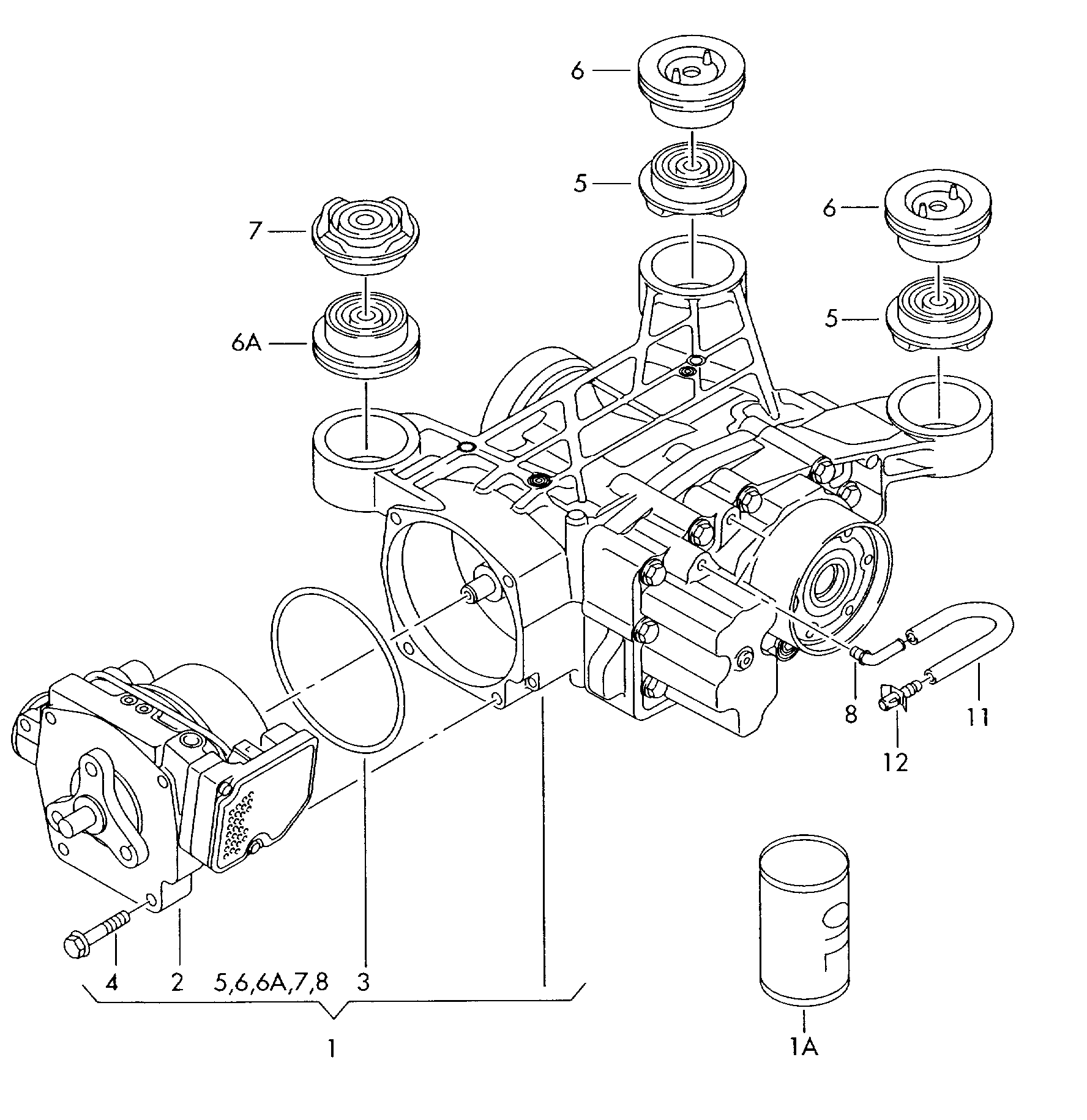 Final drive, complete rear 4motion before - 04.11.2013 Volkswagen Tiguan 2010-2017 EUR Final drive, complete rear 4motion before - 04.11.2013 Volkswagen Tiguan 2010-2017 EUR